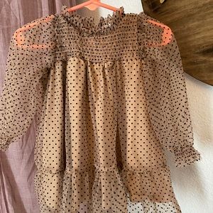 Baby girl Zara polka dot dress